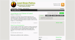 Desktop Screenshot of lizardbrainpolitics.com